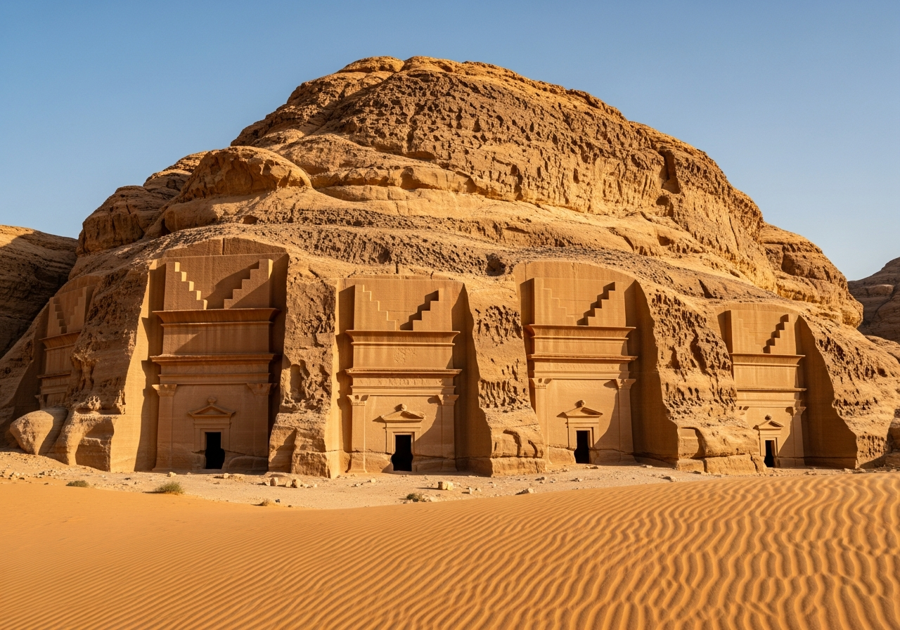 Heritage Suite — carved into ancient sandstone